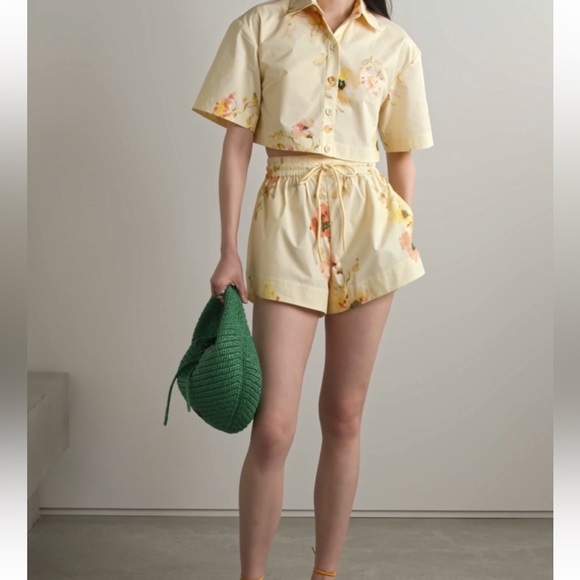 Zimmermann Other - Floral Cream Women's Shorts and Top